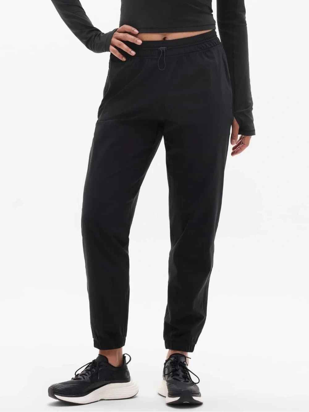 Athleta Size XSP XS Petite Crosstrain High Rise Jogger Black #587843